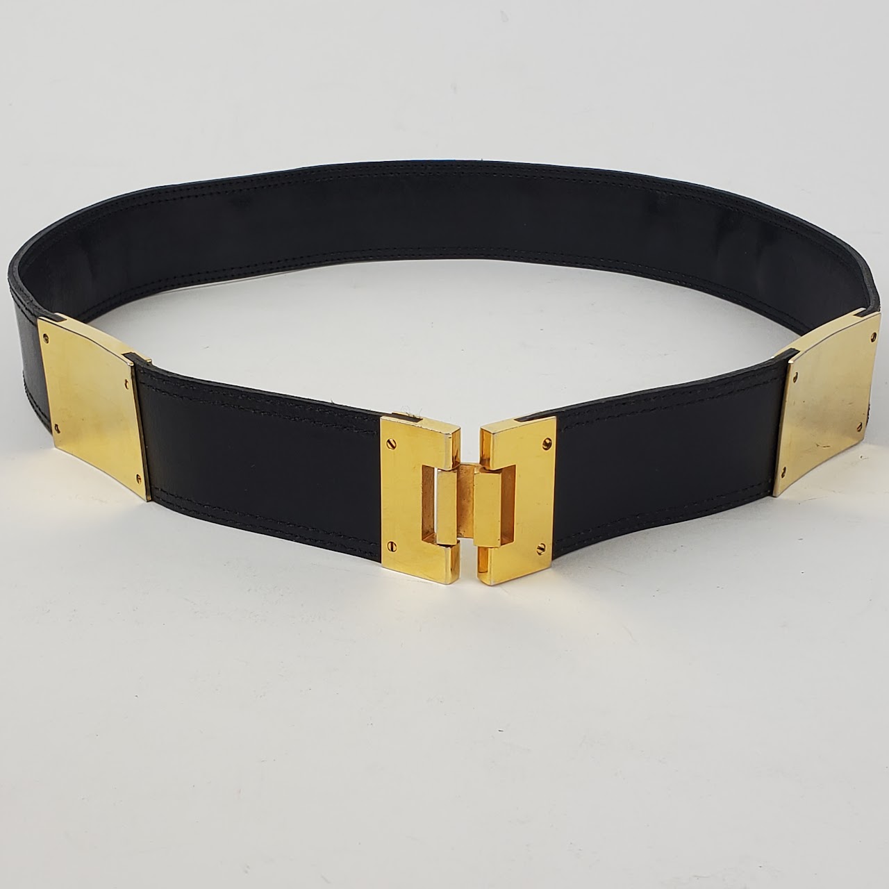 Charles Jourdan Accented Leather Belt