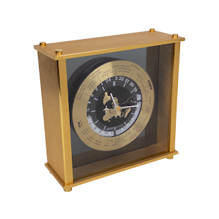 Seiko Brushed Brass World Clock