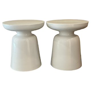 West Elm Martini Side Table Pair