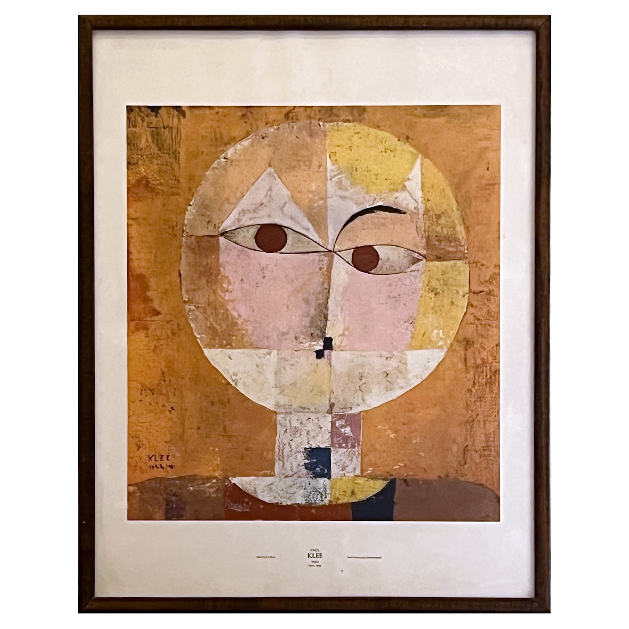 Paul Klee 'Head of a Man' Basil Museum Poster