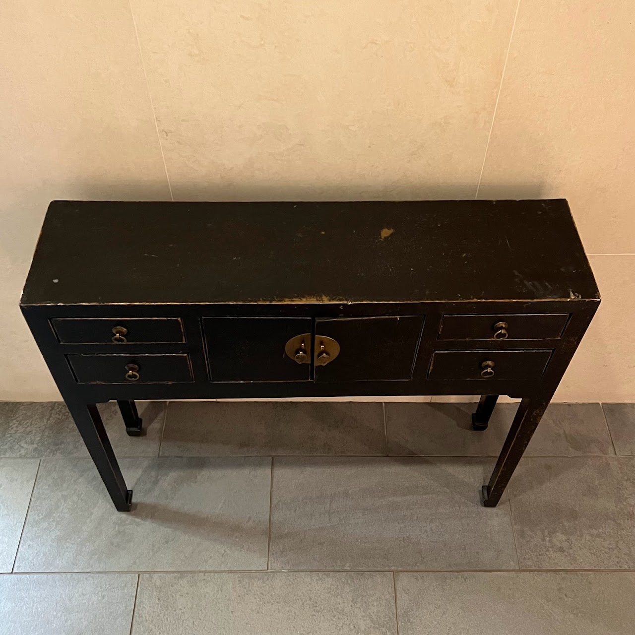 Lacquered Chinese Style Hall Table