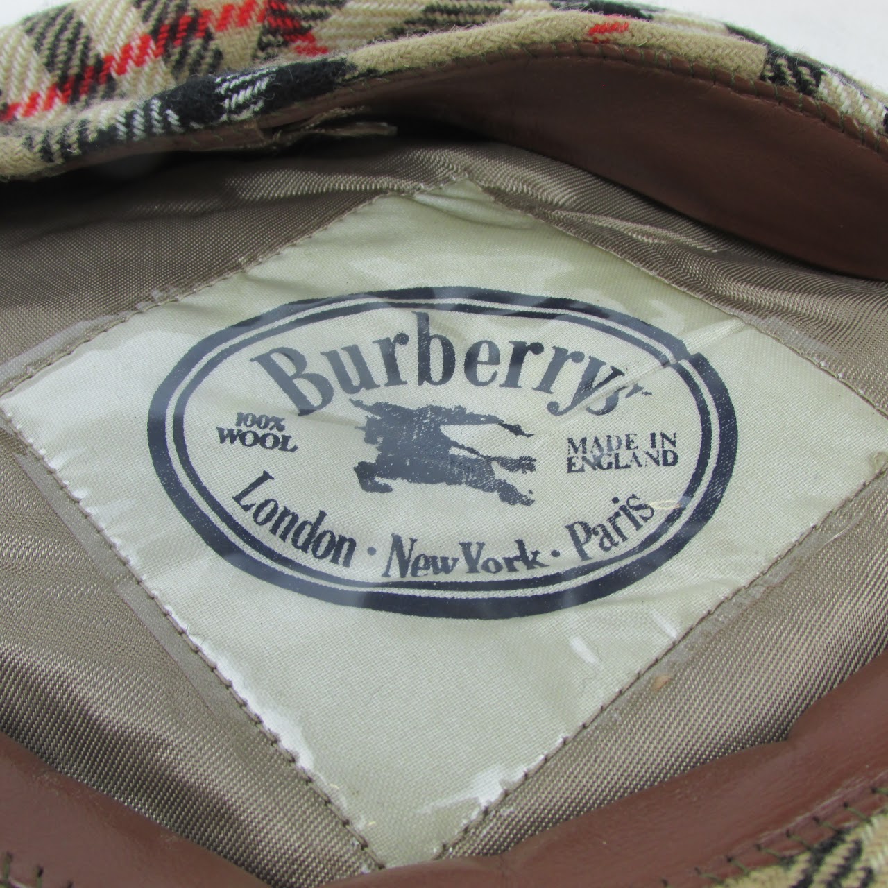 Burberrys Classic Plaid Newsie Cap