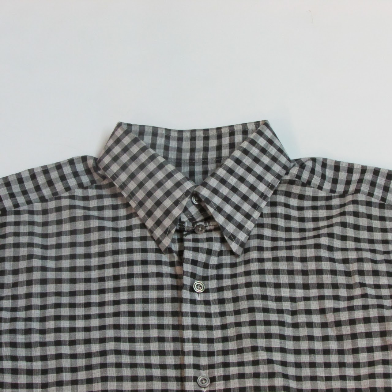 Tom Ford Gingham Button Down Shirt