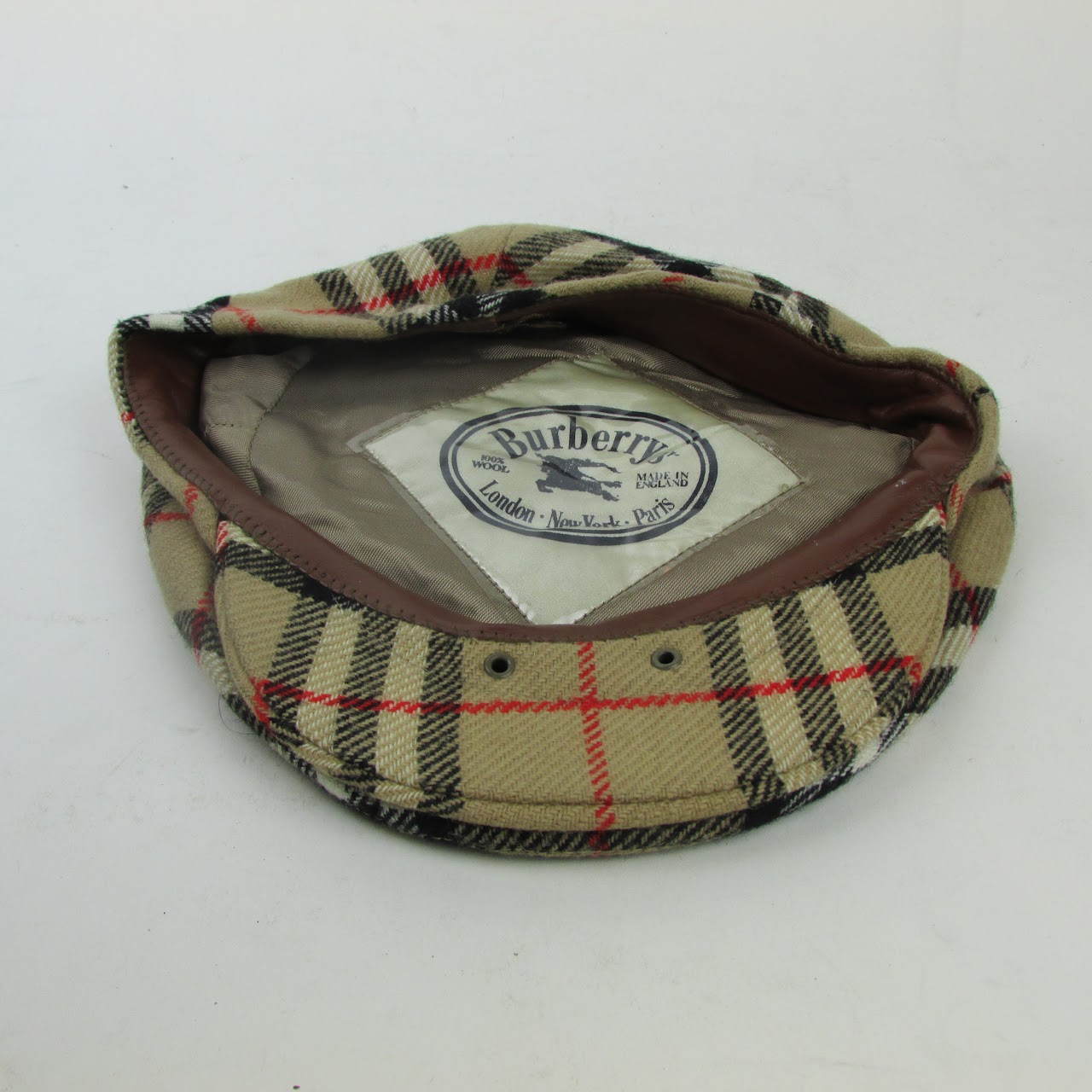 Burberrys Classic Plaid Newsie Cap