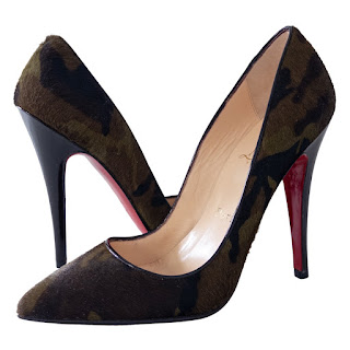 Christian Louboutin Camoflage Pony Hair Pumps