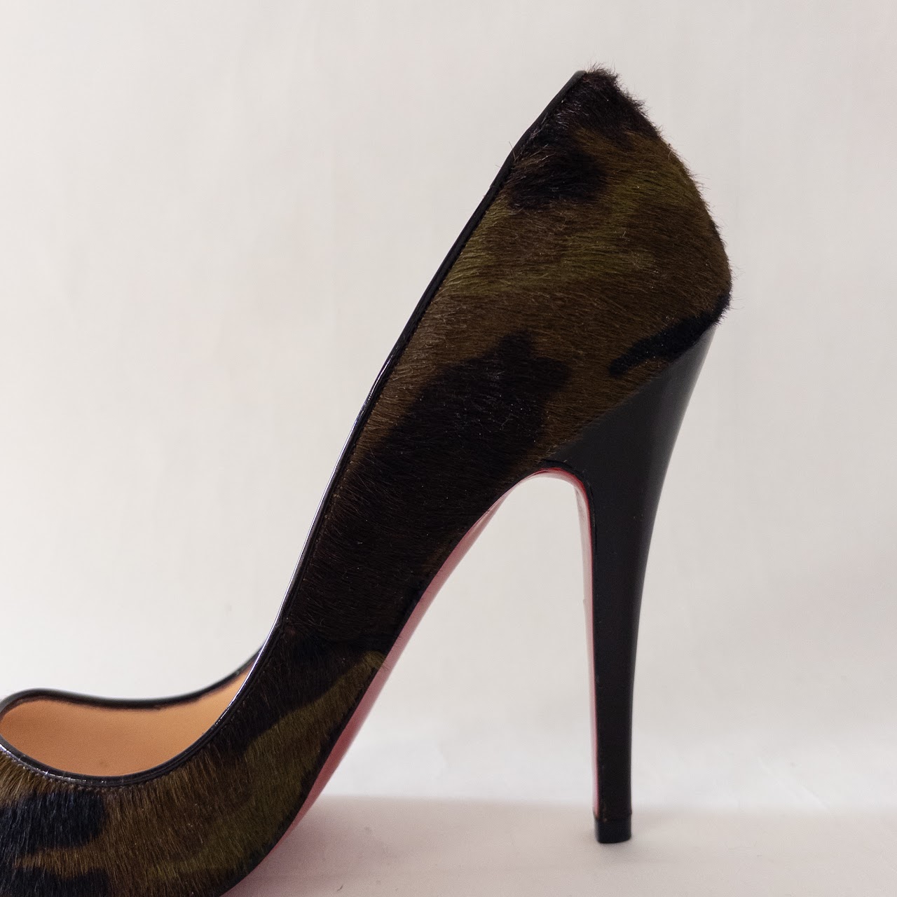 Christian Louboutin Camoflage Pony Hair Pumps