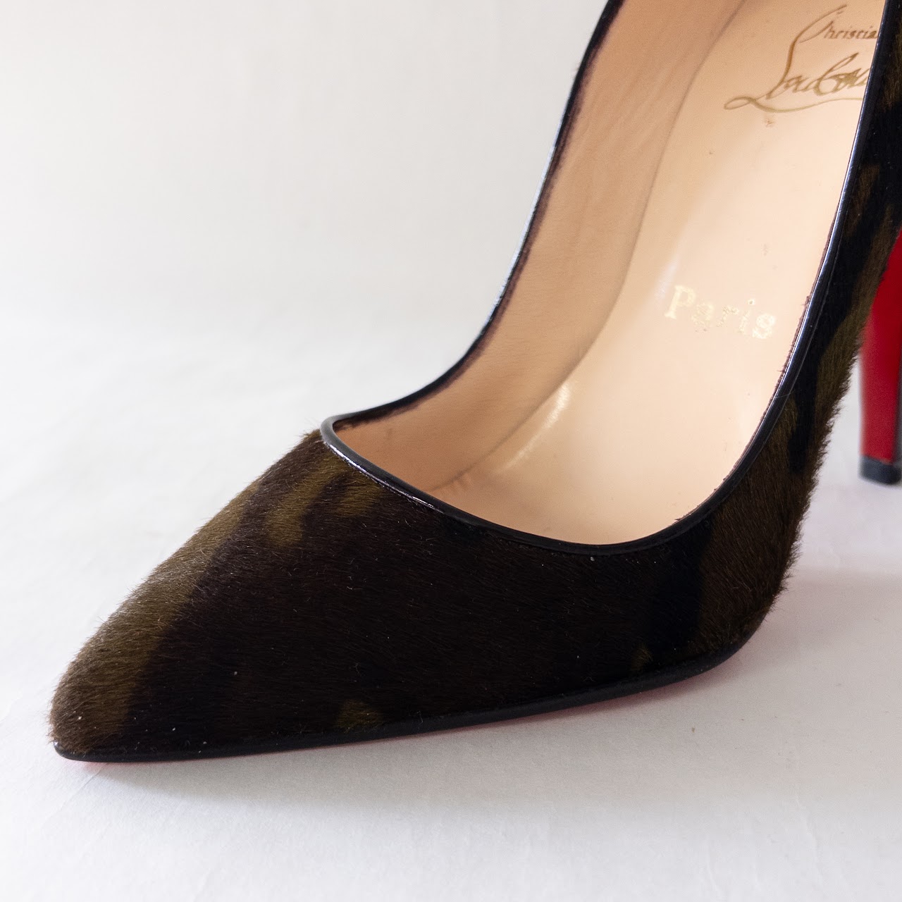 Christian Louboutin Camoflage Pony Hair Pumps