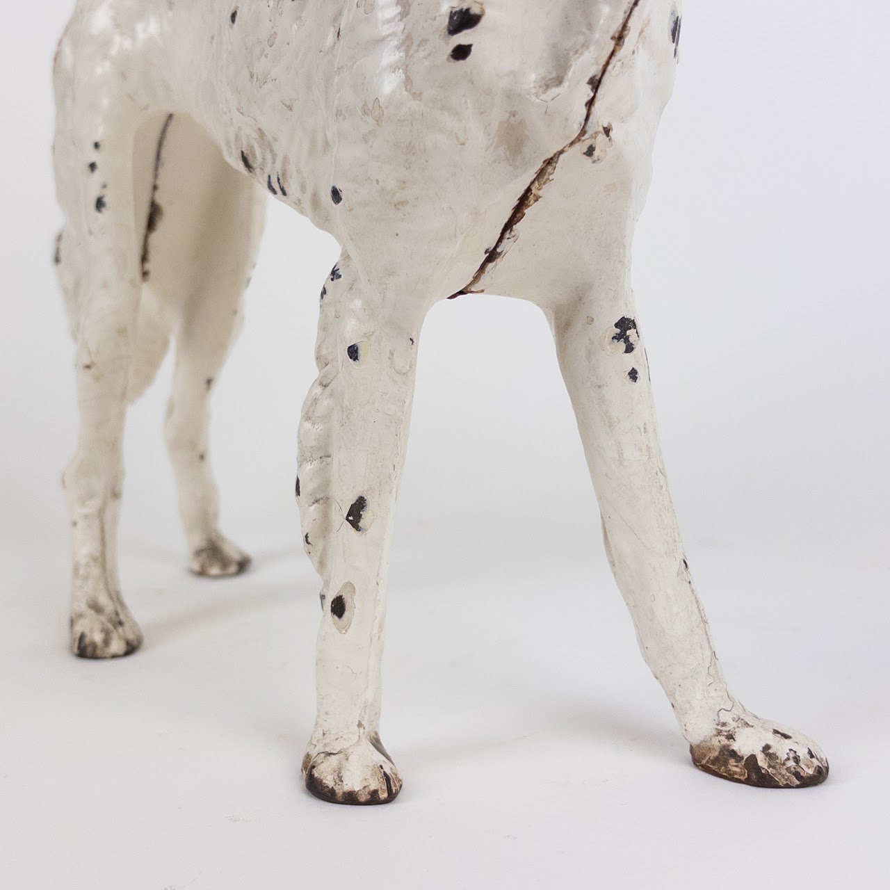 Vintage Cast Iron Borzoi Dog Door Stop