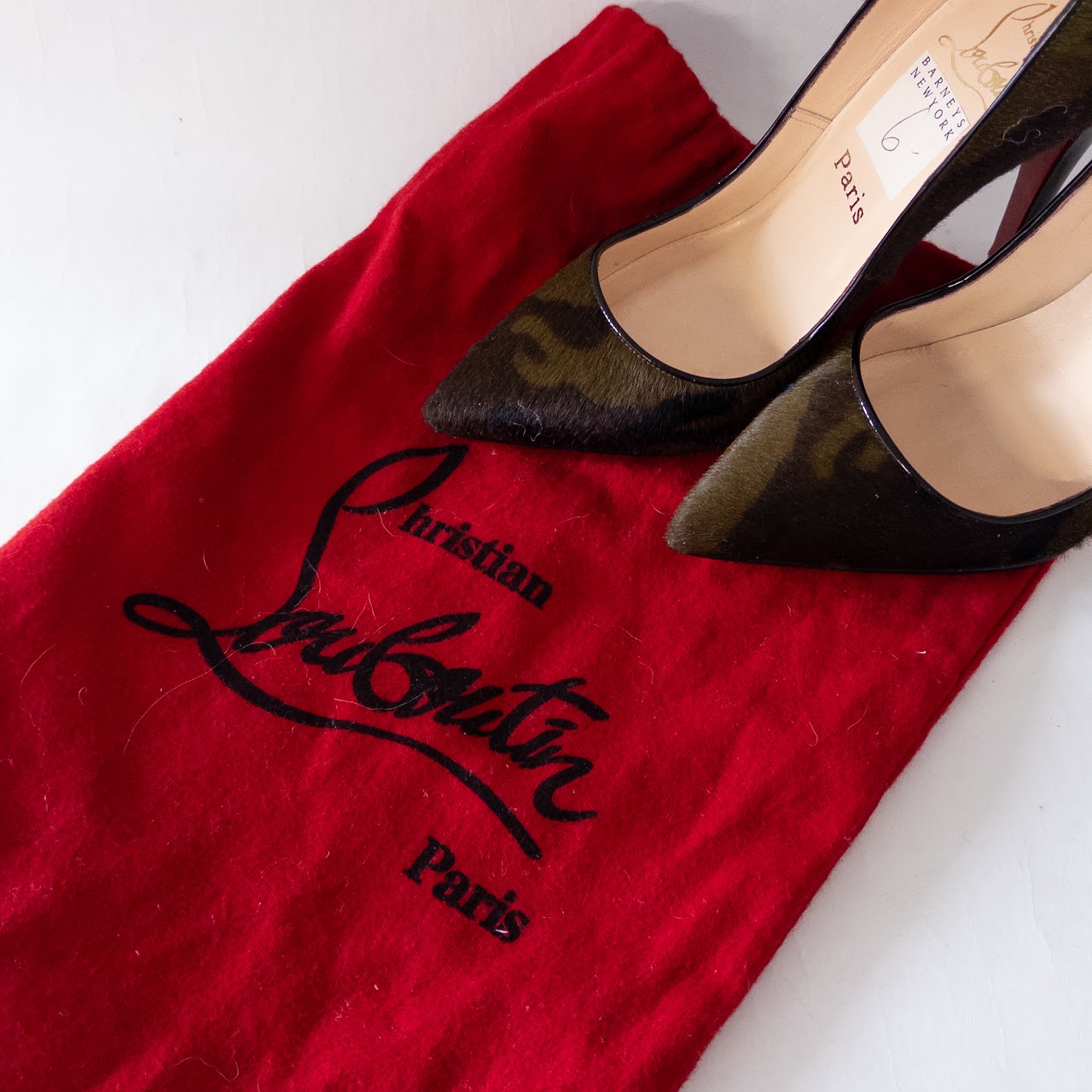 Christian Louboutin Camoflage Pony Hair Pumps