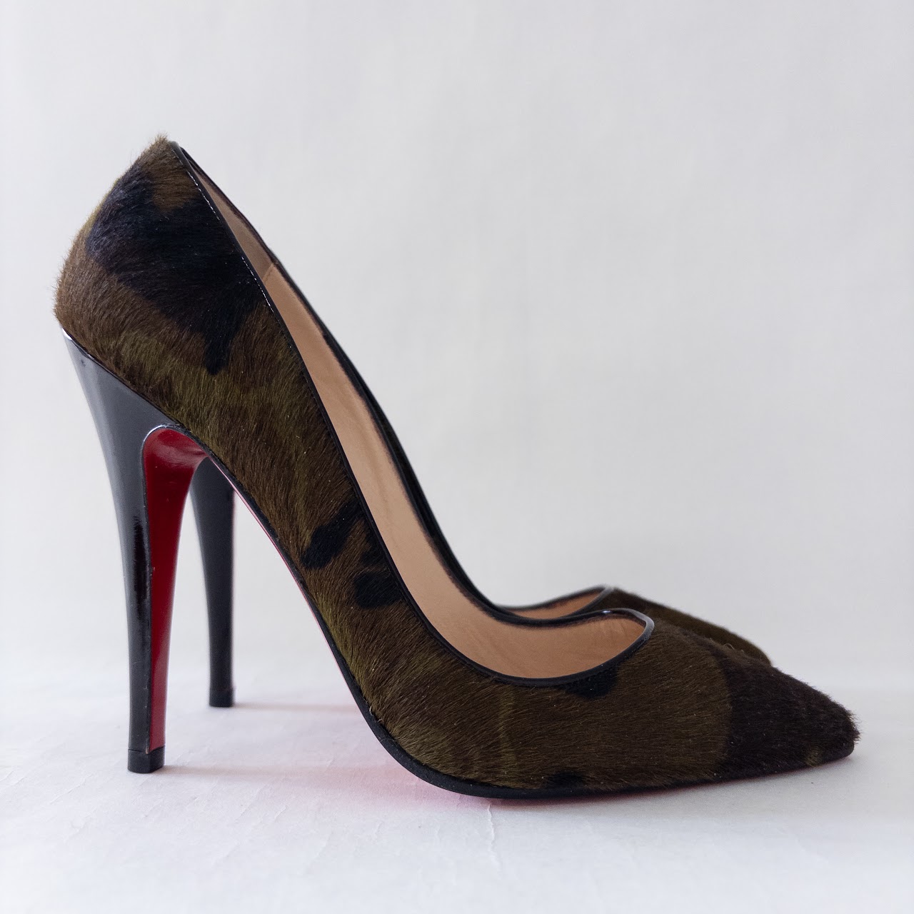 Christian Louboutin Camoflage Pony Hair Pumps