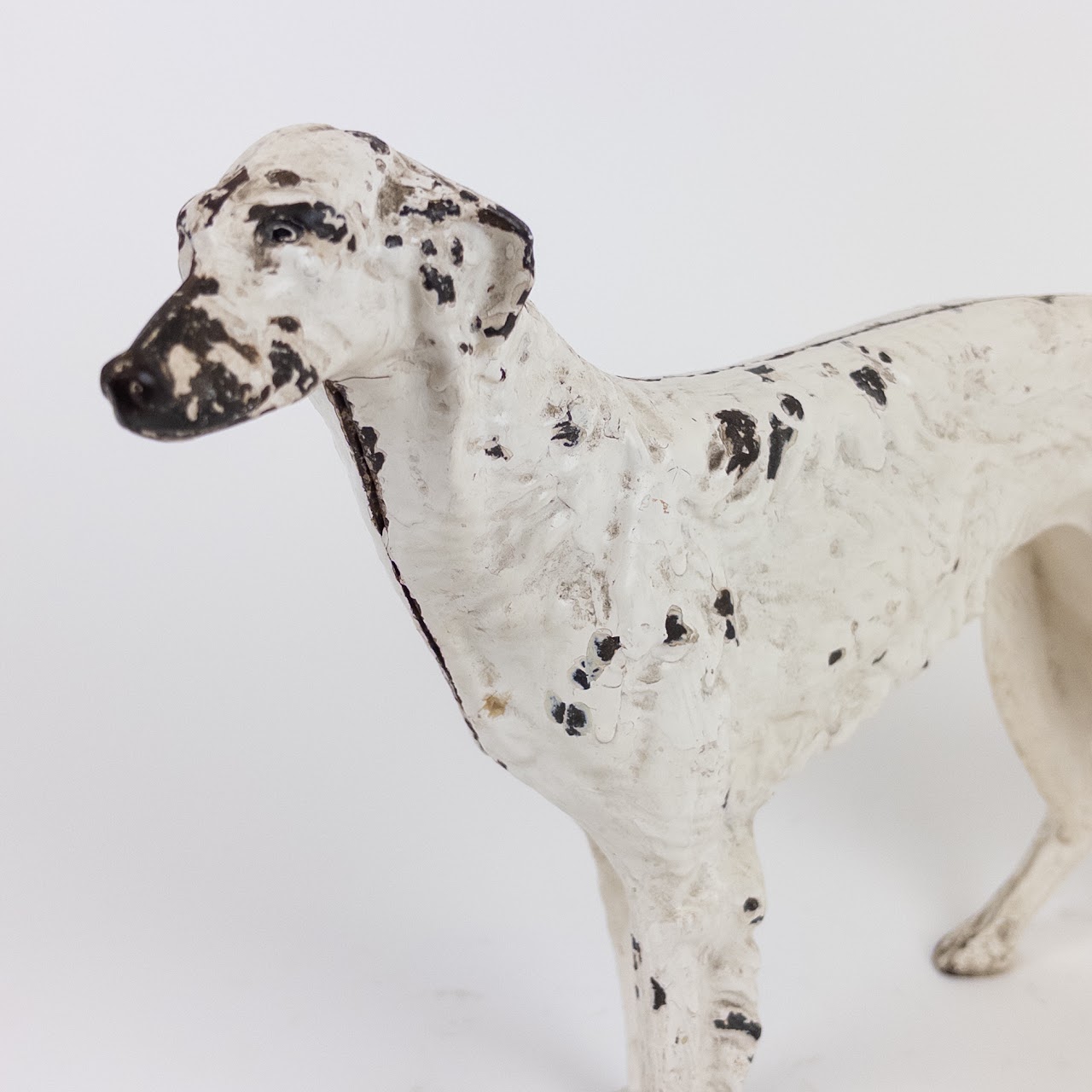 Vintage Cast Iron Borzoi Dog Door Stop