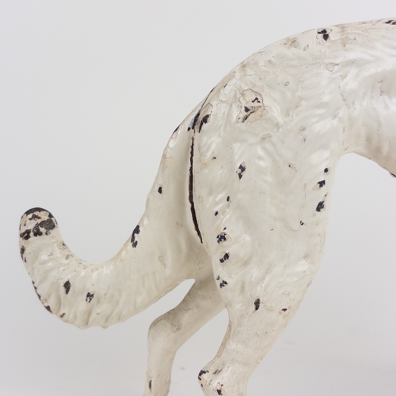 Vintage Cast Iron Borzoi Dog Door Stop