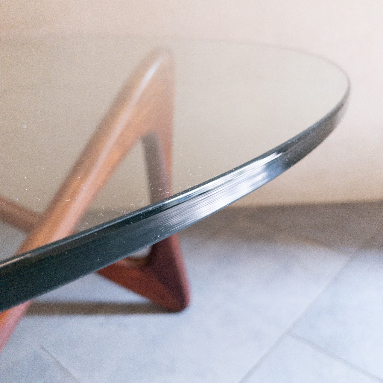 Modernist Style Sculptural Base Cocktail Table