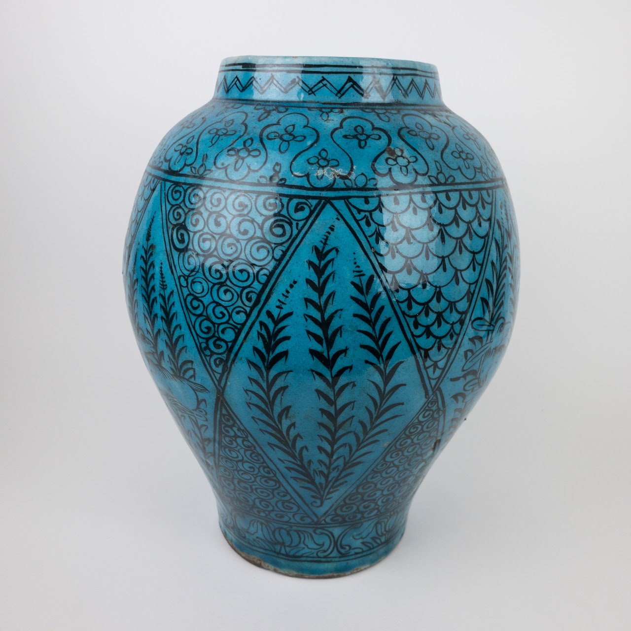 Large Teal Vase
