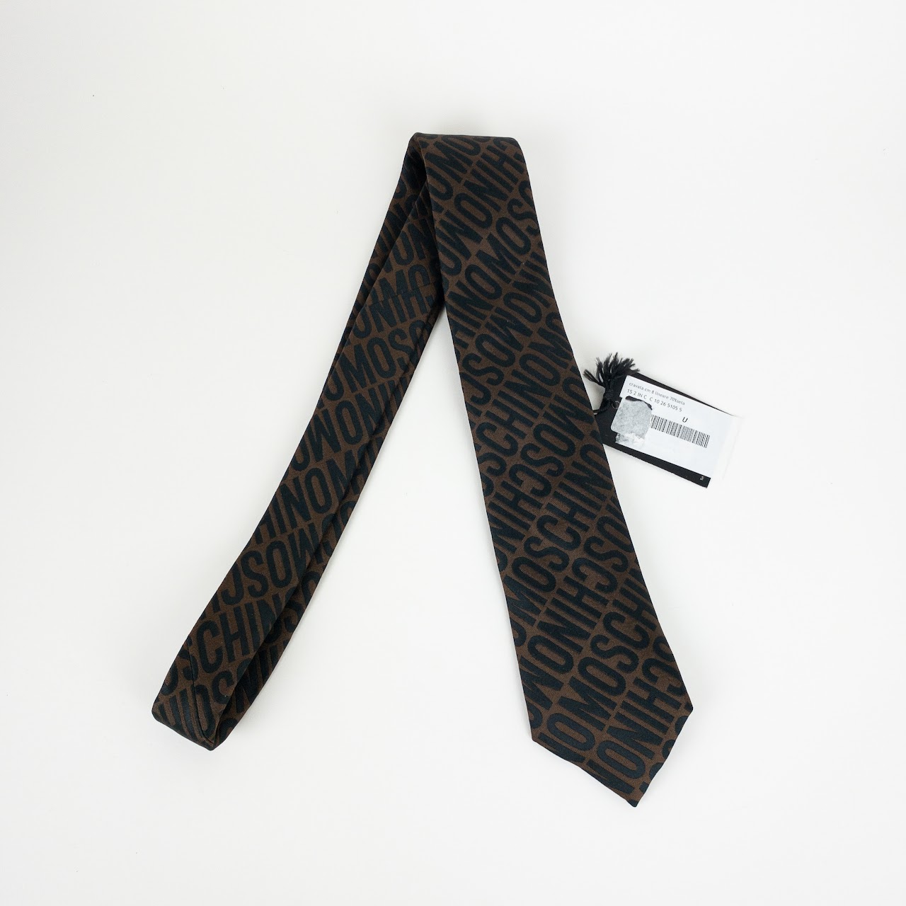 Moschino Jacquard Logo Necktie