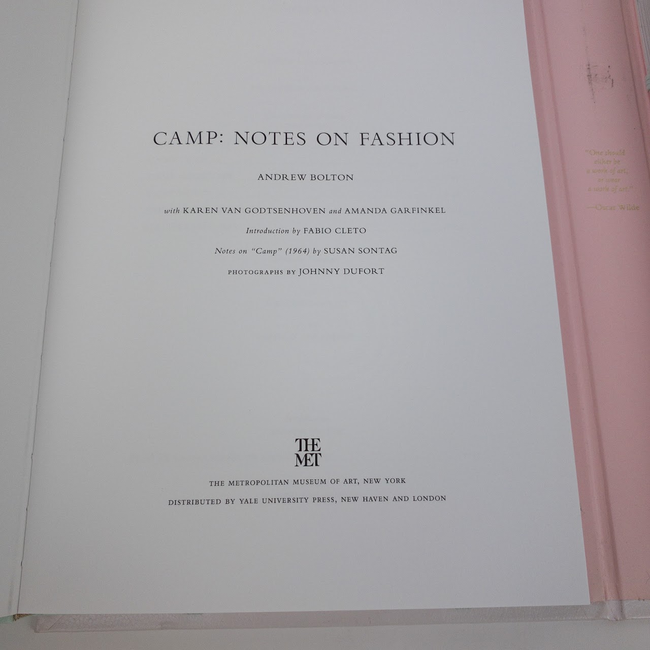 CAMP: Notes on Fashion Book