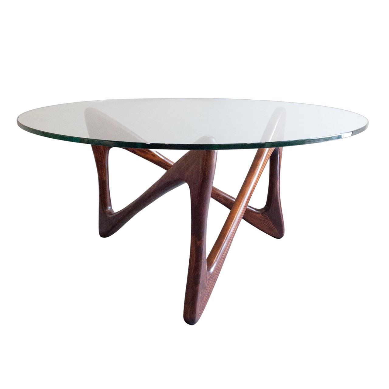 Modernist Style Sculptural Base Cocktail Table