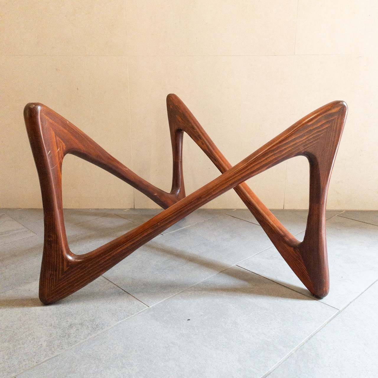 Modernist Style Sculptural Base Cocktail Table