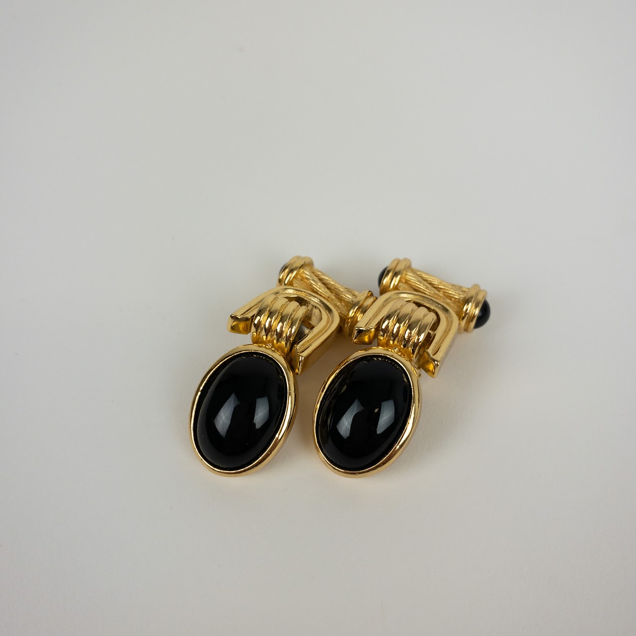 Christian Dior Door Knocker Clip Earrings