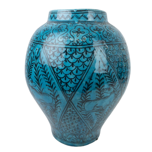 Large Teal Vase