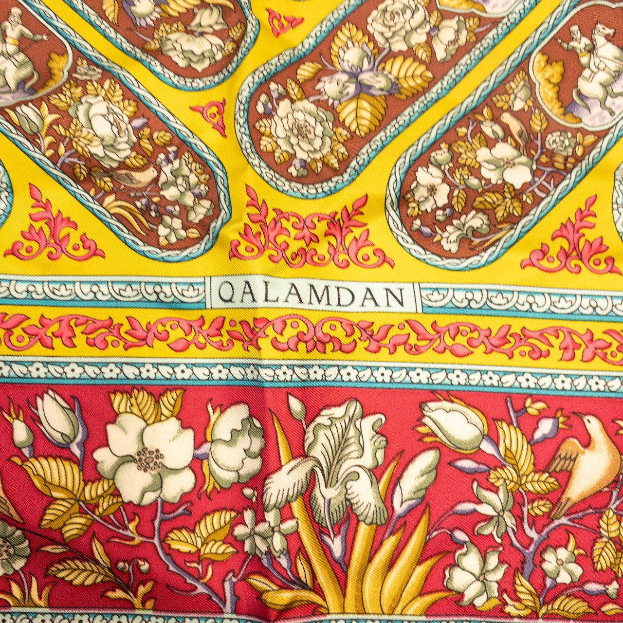 Hermès Qalamdan Silk Scarf 90