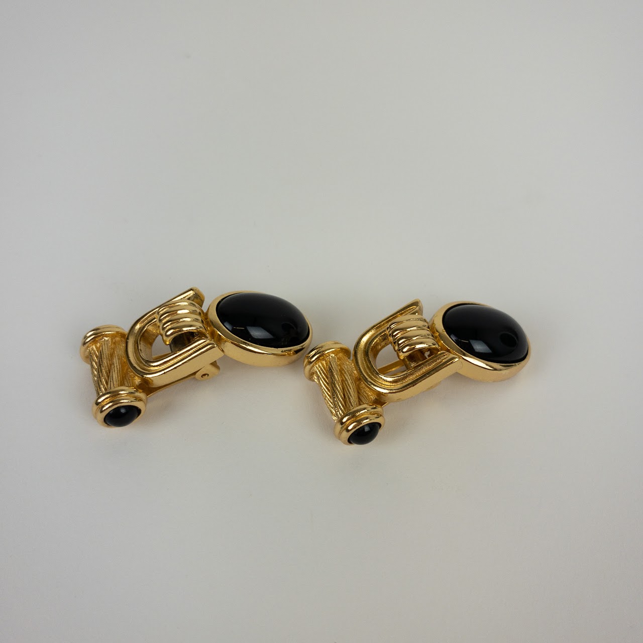 Christian Dior Door Knocker Clip Earrings