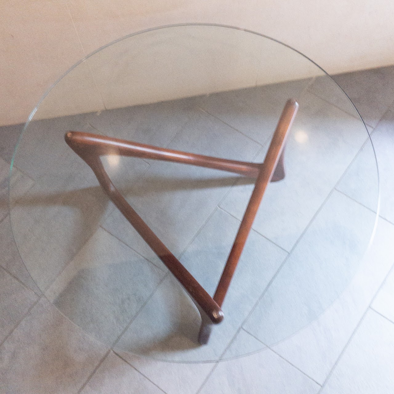 Modernist Style Sculptural Base Cocktail Table