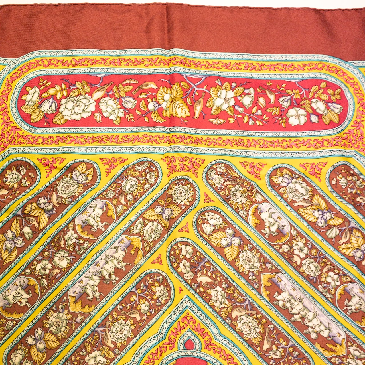 Hermès Qalamdan Silk Scarf 90