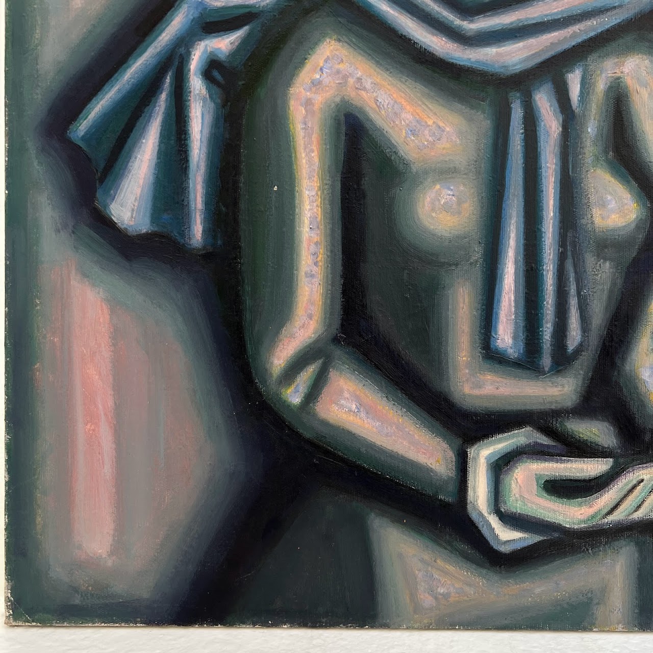 Samuel Kudish Modernist Figural Painting #3