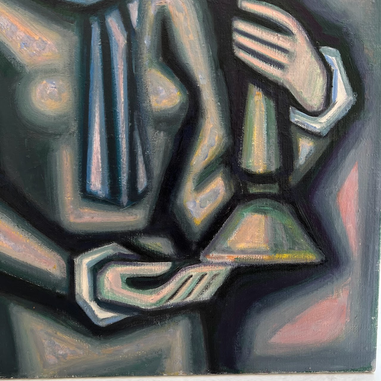 Samuel Kudish Modernist Figural Painting #3