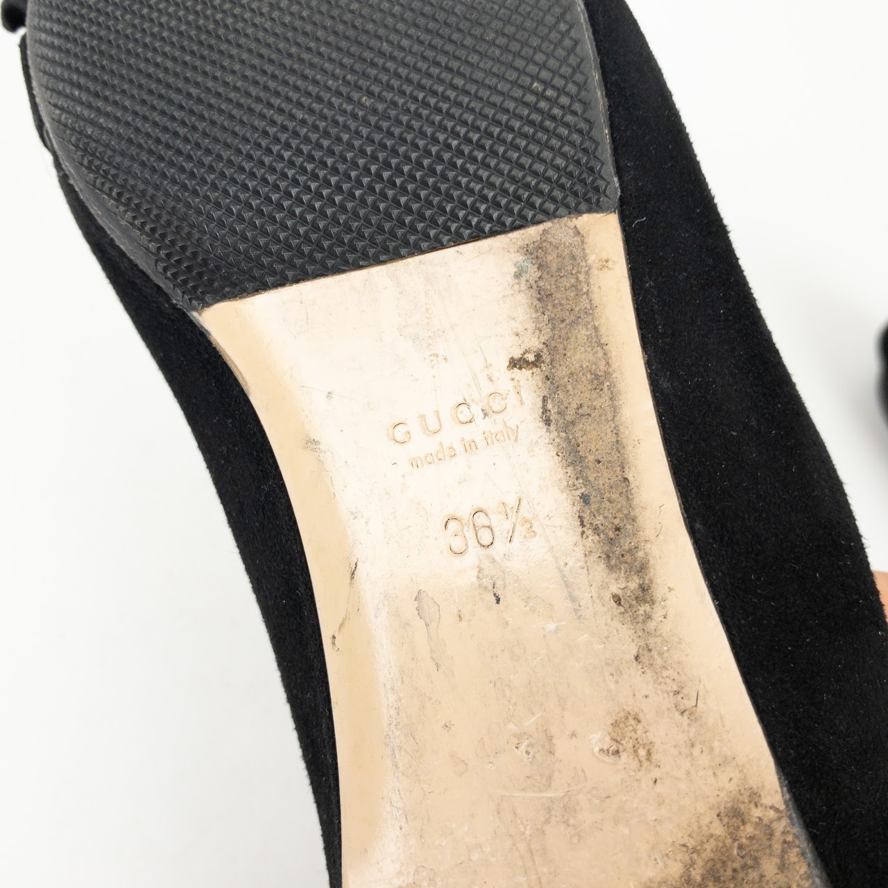 Gucci GG Marmont Fringe Detail Ballet Flats