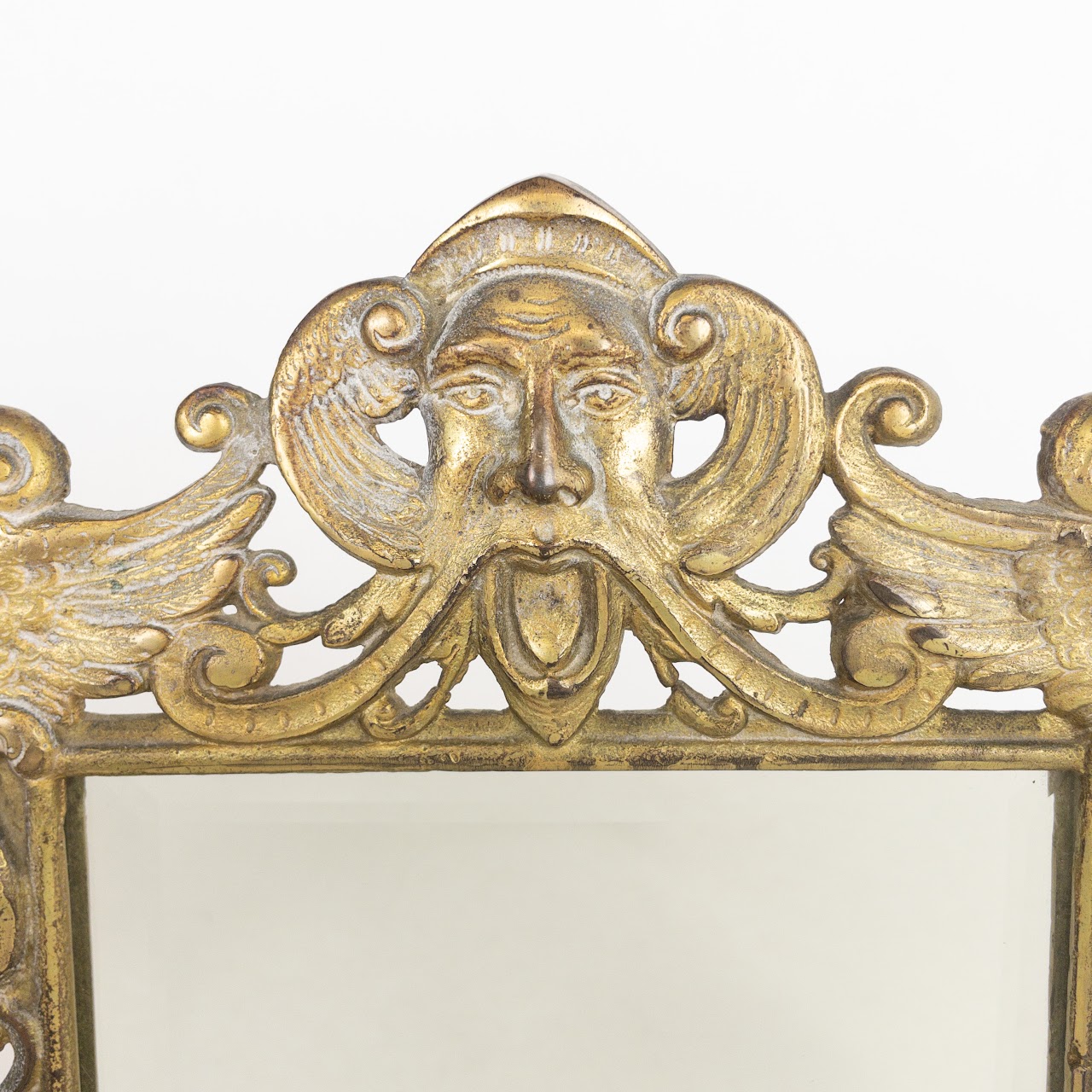 Brass Ornate Frame Mirror