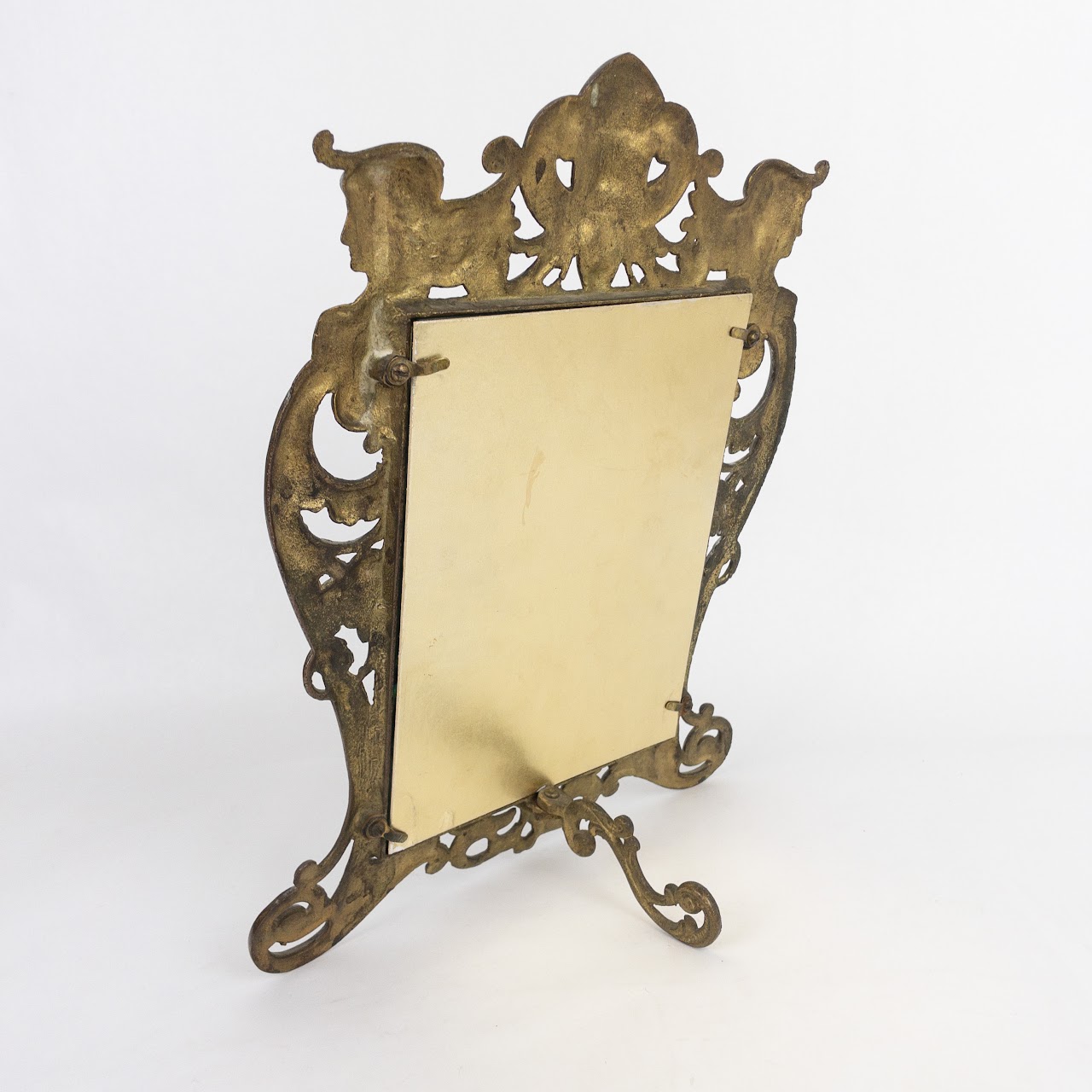 Brass Ornate Frame Mirror