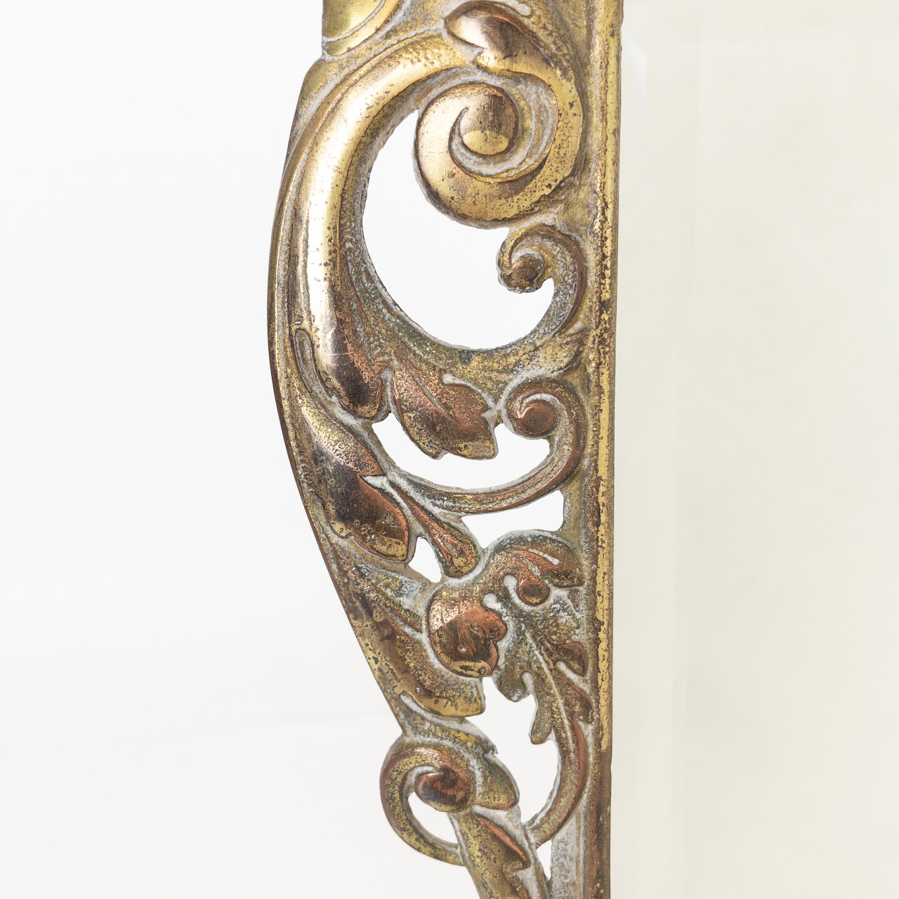 Brass Ornate Frame Mirror