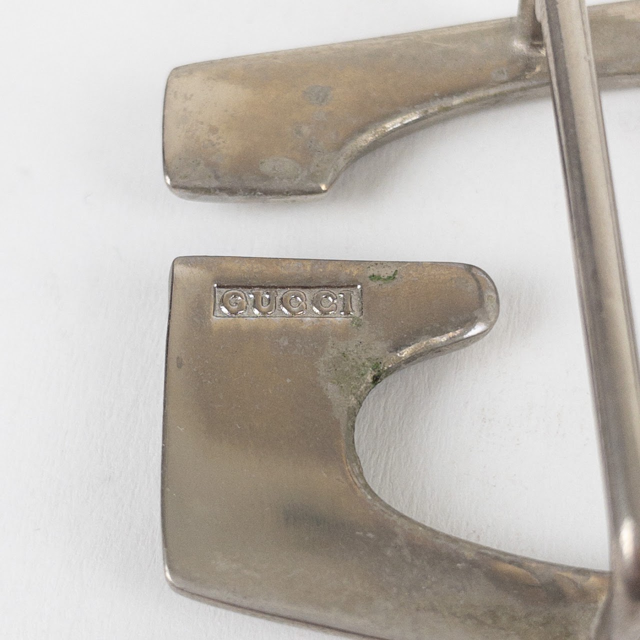 Gucci Vintage Reversible Silver  Buckle Belt