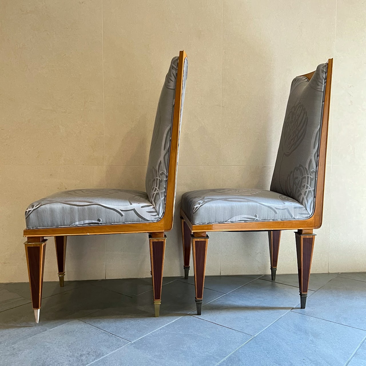 Art Deco Side Chair Pair