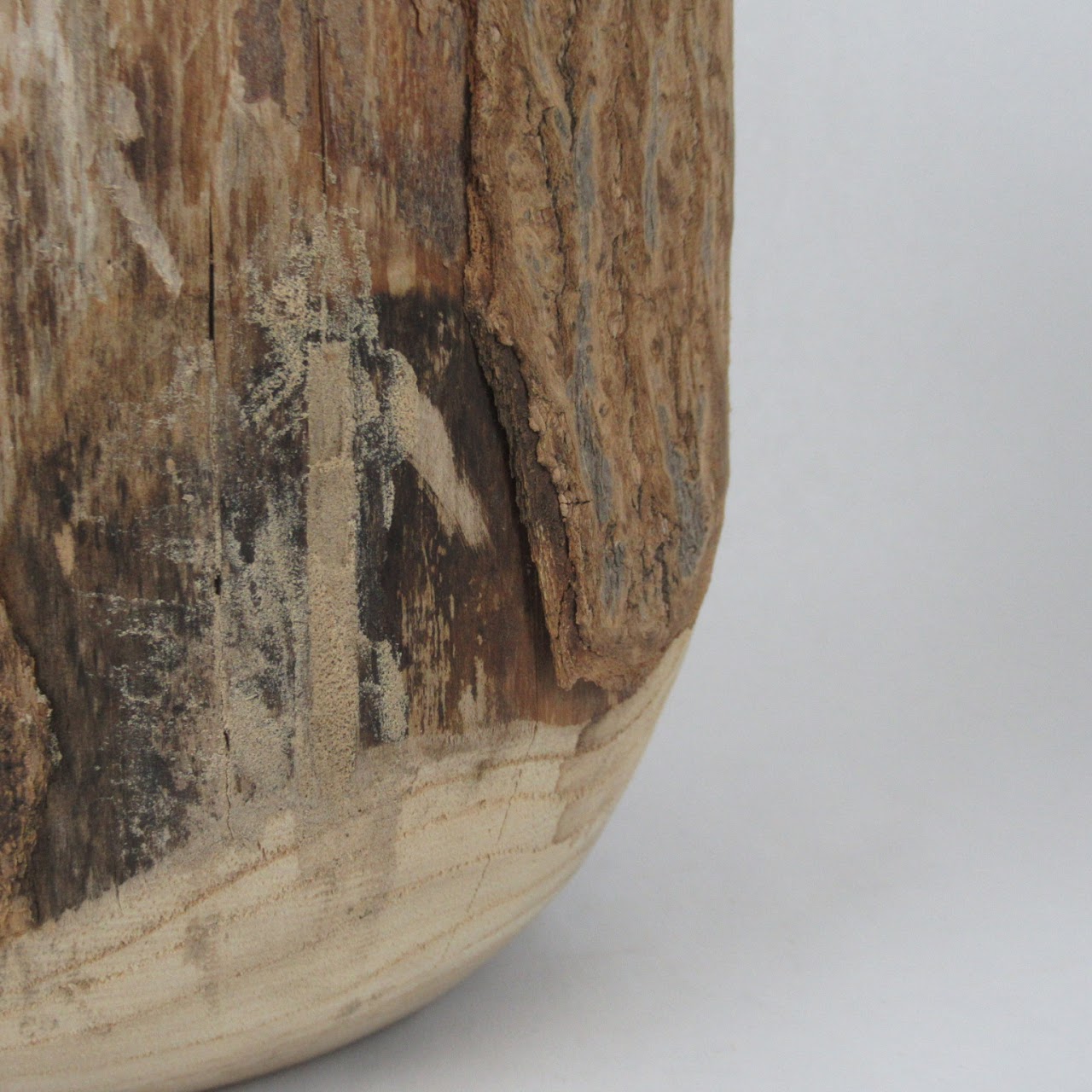 Rustic Wood Garden Vessel