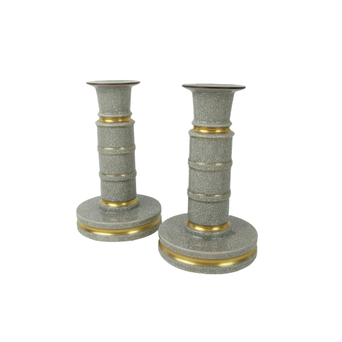 Royal Copenhagen Candlestick Pair