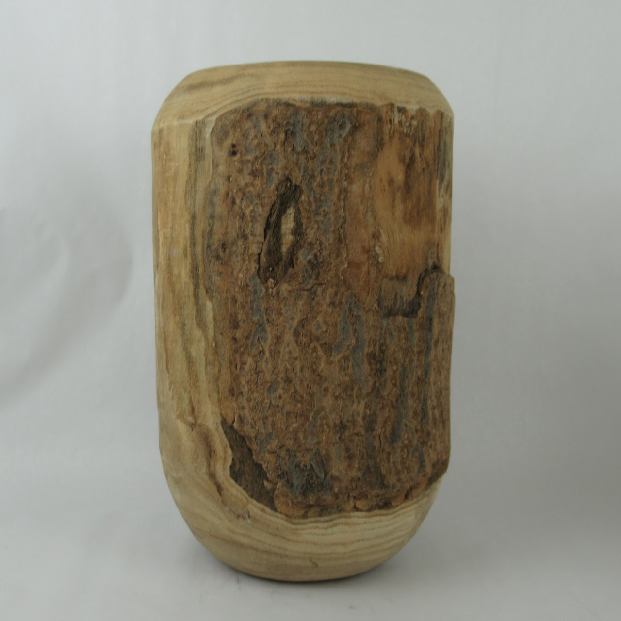 Rustic Wood Garden Vessel