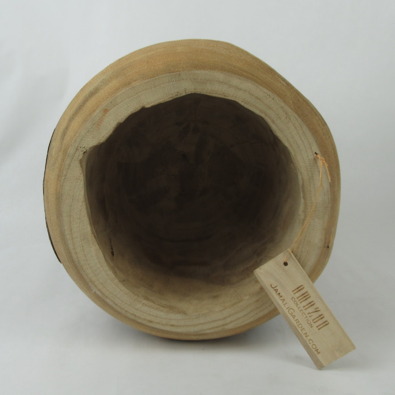 Rustic Wood Garden Vessel