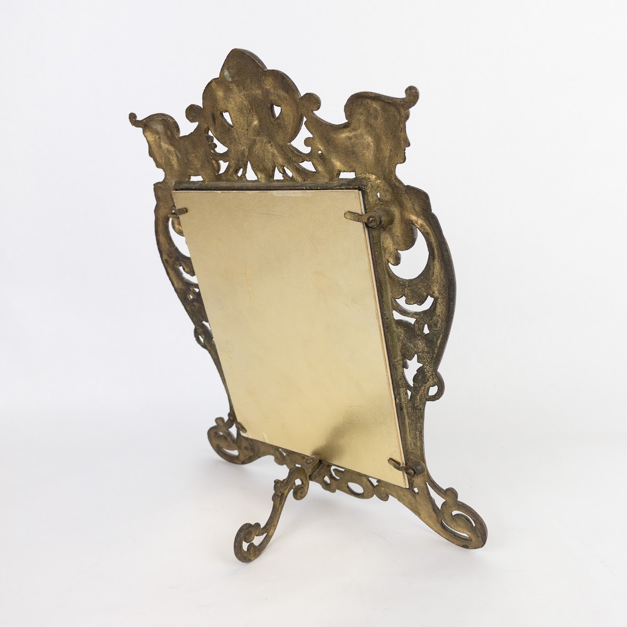 Brass Ornate Frame Mirror