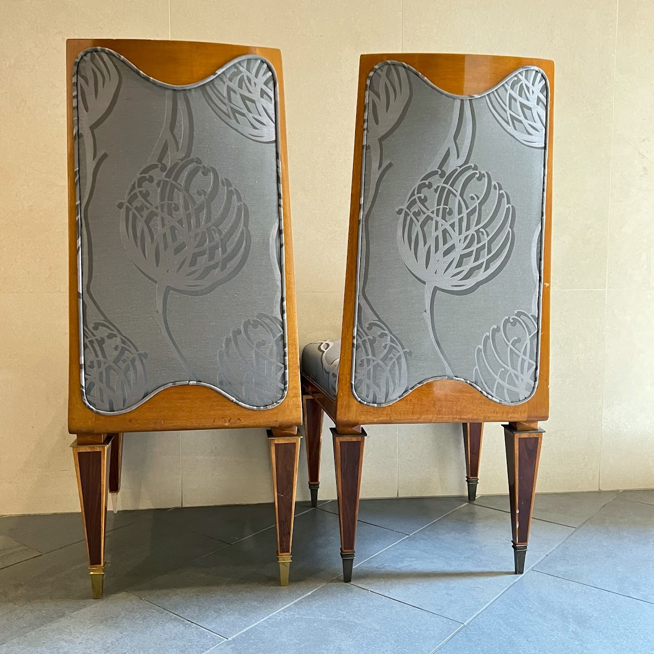 Art Deco Side Chair Pair