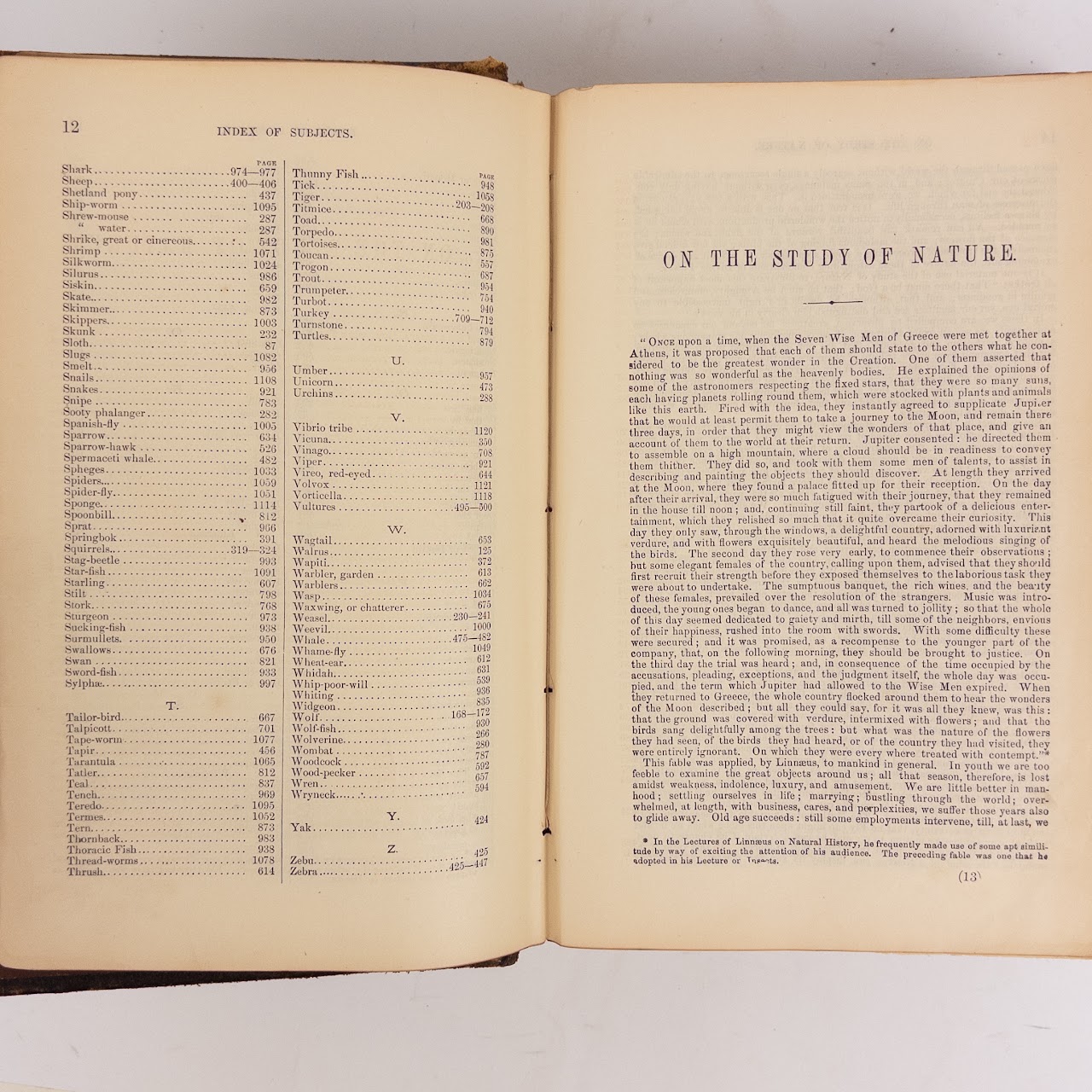 Rev. W.  Bingley: 'The Animal Kingdom' 19th C. Leather Bound Natural History Compendium