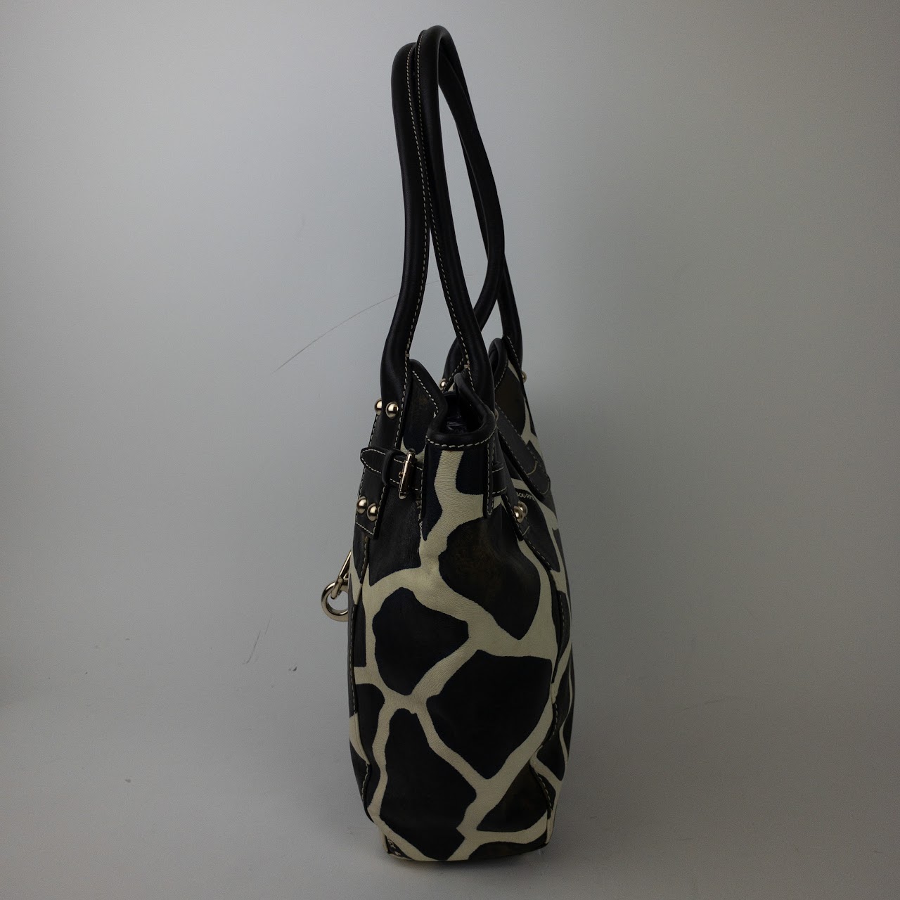 Dooney & Bourke Giraffe Print Leather Handbag