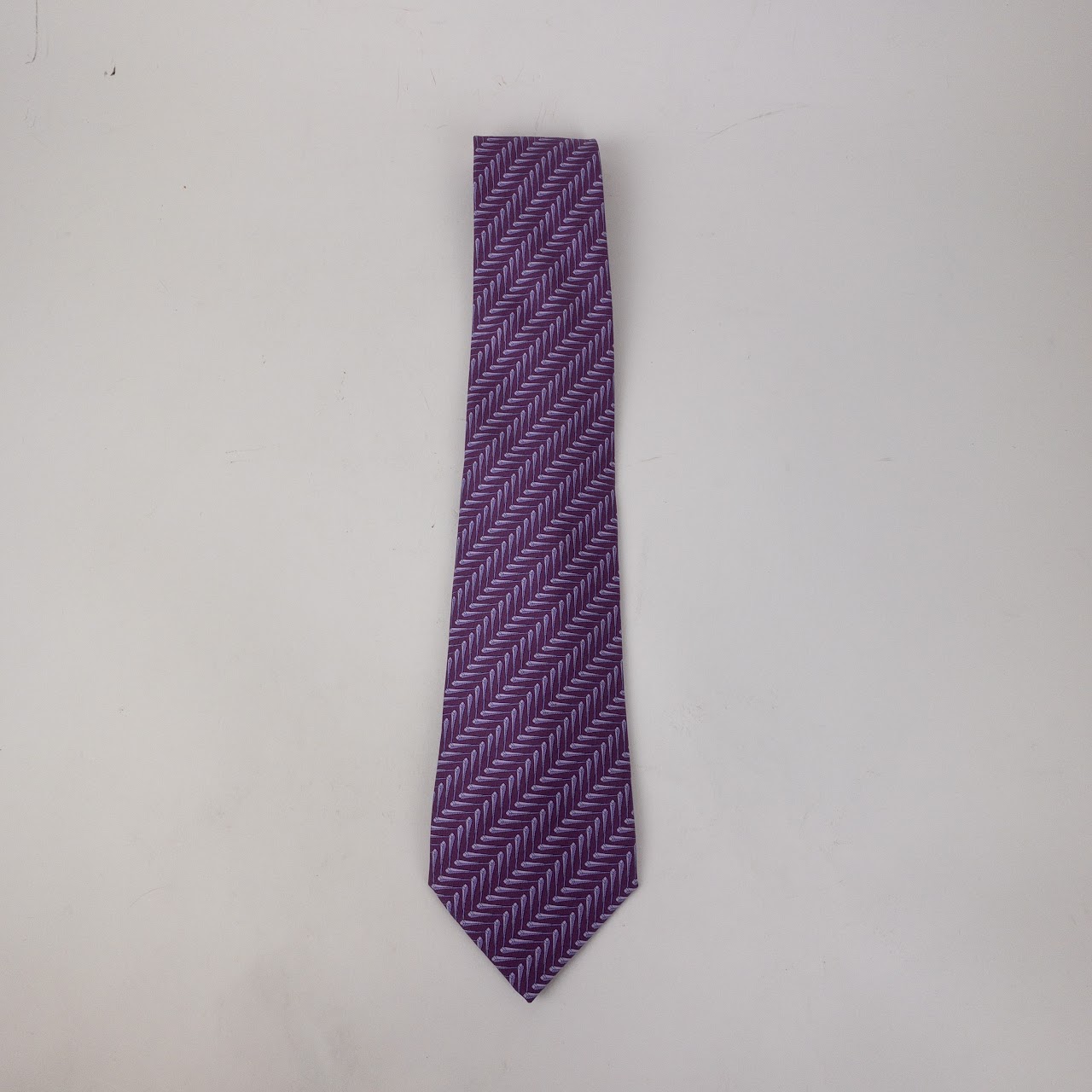 Hermès Purple Tie