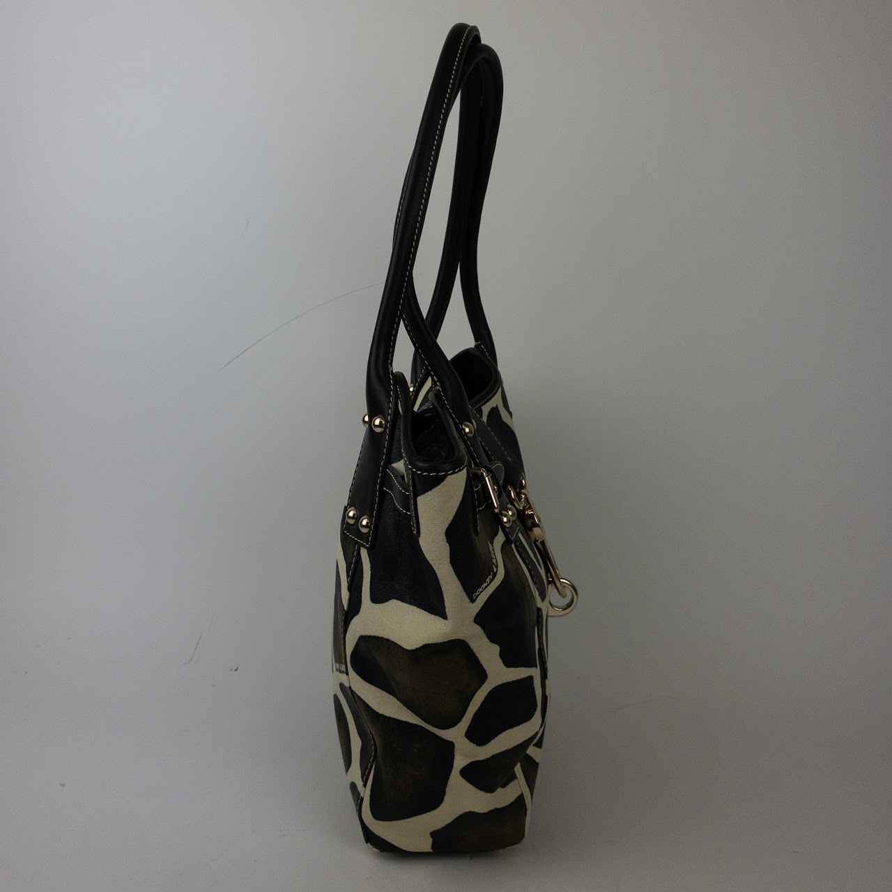 Dooney & Bourke Giraffe Print Leather Handbag