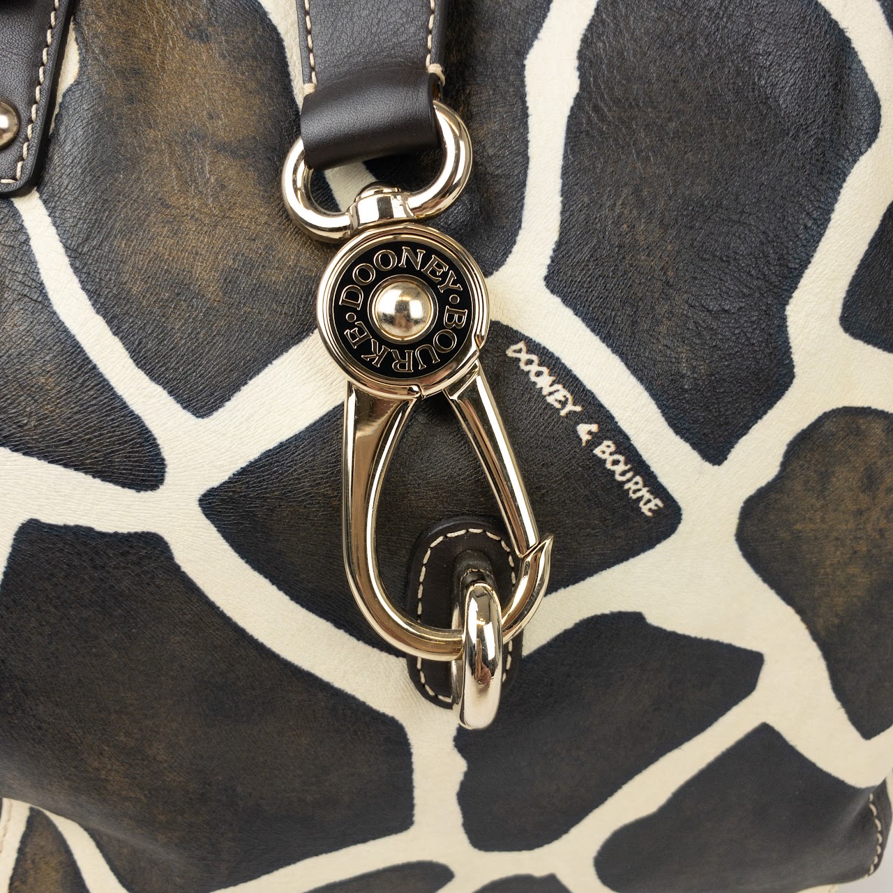 Dooney & Bourke Giraffe Print Leather Handbag