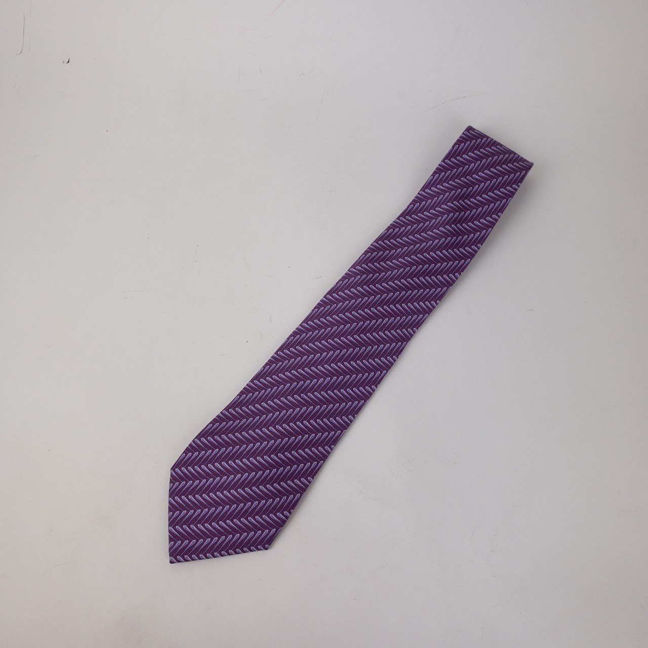 Hermès Purple Tie