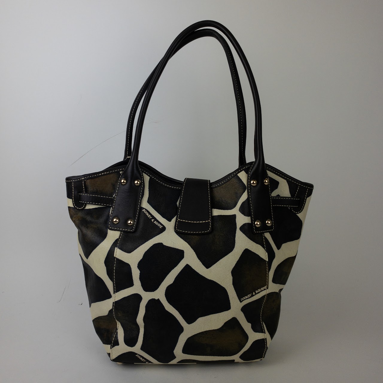 Dooney & Bourke Giraffe Print Leather Handbag