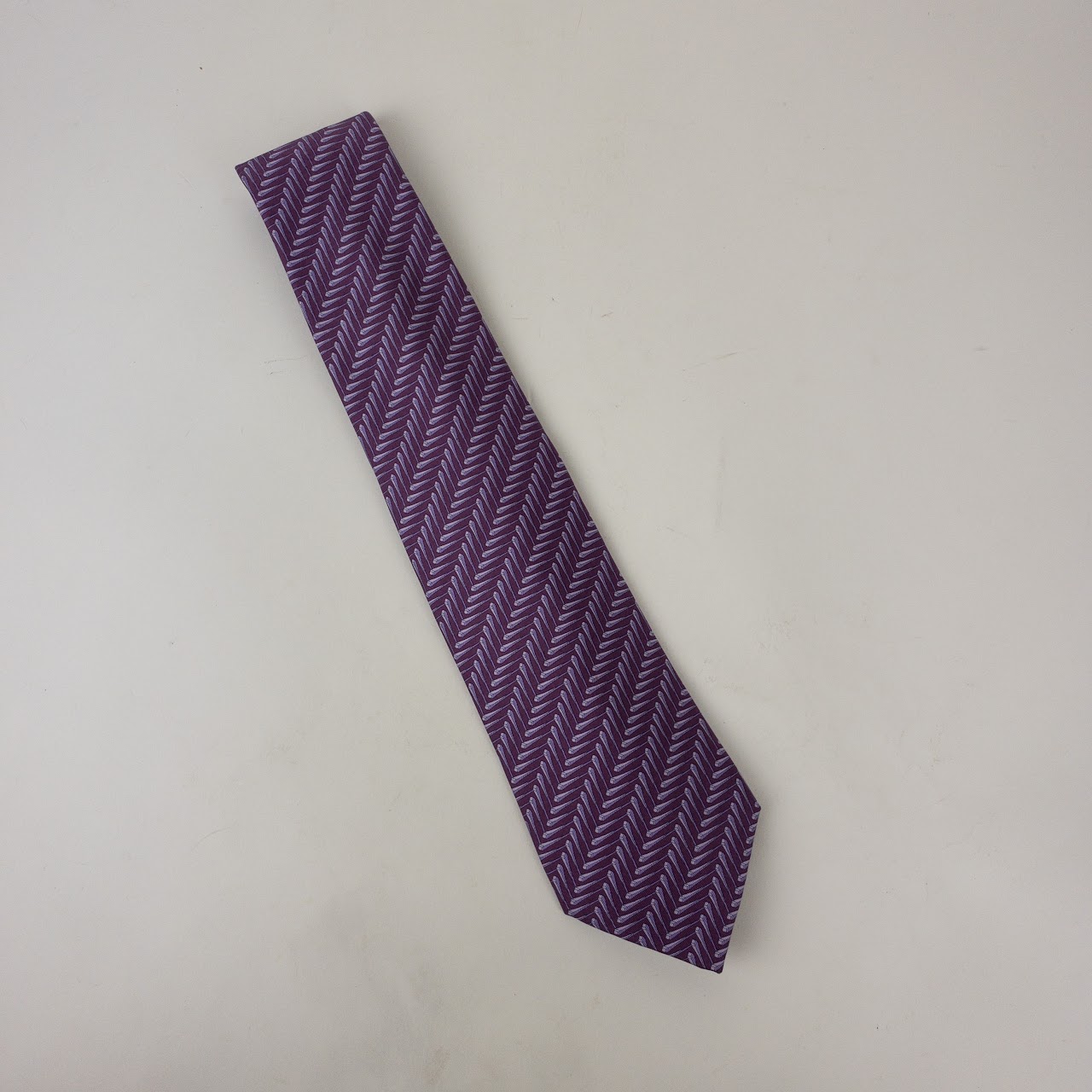 Hermès Purple Tie